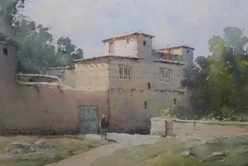 نقاشی آب رنگی